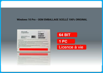 Microsoft Win10 Pro OEM Lisans İşletim Sistemi - Fransız DVD 1 Kullanıcı% 100 Aktivasyon Çevrimiçi