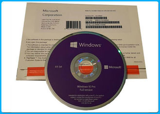64 Bit DVD OS + COA 1 Lisansı Microsoft Windows 10 Pro Yazılımı İngilizce Fransız Kore italyan