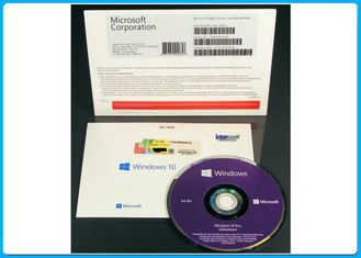 64 Bit DVD OEM Lisansı Microsoft Windows 10 Pro Yazılımı, win10 pro / Ev oem paketi