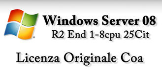 Win Server 2008 R2 Enterprise, Windows Sever 2008 Standart Yazılım Orijinal Anahtar Lisansı Retailbox