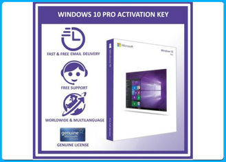 Windows 10 perakende kutusu 64 Bit Microsoft Windows 10 Pro yazılımı % 100 aktivasyon online