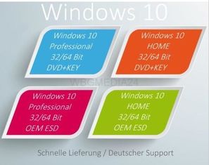 Profesyonel 64 Bit DVD OEM Ürün Anahtarı, Yeni Mühürlü Microsoft Windows Yazılımı