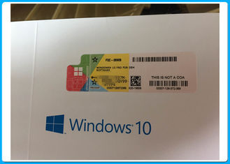 Microsoft Windows 10 Pro Yazılımı orijinal COA Lisanslı Etiket 64bit etkinleştirme çevrimiçi