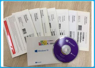 Windows 10 Profesyonel Perakende Sürümü DVD / USB Flash + COA Lisansı Etiket ömür boyu garanti