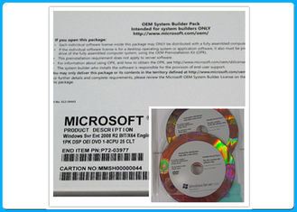 OEM COA Sticker 64Bit 25cals Windows Server 2008 R2 Kurumsal Çevrimiçi Etkinleştirme