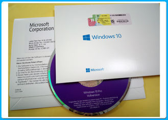 Windows 10 Profesyonel Perakende Sürümü DVD / USB Flash + COA Lisansı Etiket ömür boyu garanti