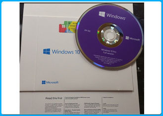 Yeni Mühürlenmiş Microsoft Windows 10 Pro Profesyonel 64 Bit DVD + COA Lisans Anahtarı