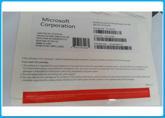 Microsoft Windows Server 2012 sever2012 r2 COA 2 CALS OEM paketi için standart perakende kutu DVD
