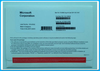 Microsoft, Windows 10 Profesyonel 64 Bit Yazılım DVD + Tuş Destek Kore / Fransızca / İngilizce