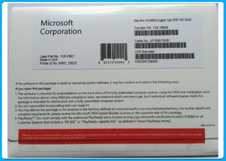 Microsoft Windows 10 Professional 64 bit DVD OEM Lisansı Çevrimiçi% 100 etkinleştirme