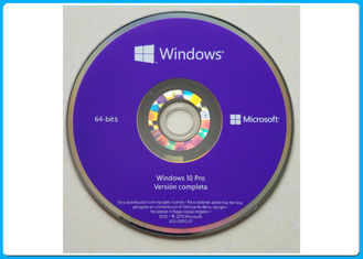 Orijinal Windows 10 Microsoft OEM Yazılımı 64 BIT İspanyol OEM paketi
