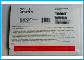 Geniune Microsoft Windows 10 Pro Profesyonel Fransızca 64 Bit DVD paketi / Made in Germany orijinal tuş etkinleştirildi