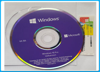 32/64 Bit Windows 10 DVD, Win 10 Professional OEM kutusu İngilizce / Fransızca / İtalyanca