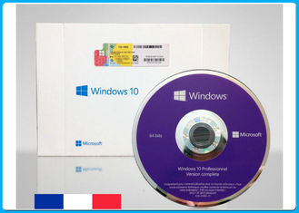 Microsoft Windows 10 Pro Yazılımı 64 Bit OEM paketi Çok Dilli için Orijinal Lisans