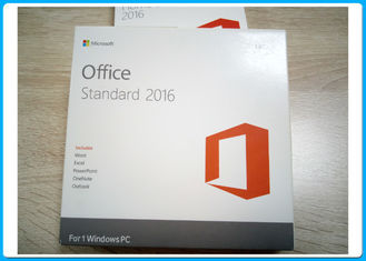 Tam Sürüm Etkinleştirme Orijinal Microsoft Office 2016 Standart DVD Perakende Kutusu