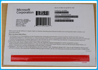 Etkinleştirme Çevrimiçi Microsoft Windows 10 Pro Yazılımı 64 Bit OEM Paketi DVD ve Lisansı
