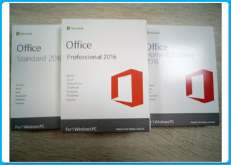Orijinal Microsoft Office 2016 Standart DVD Perakende Kutusu 32 Bit / 64 Bit
