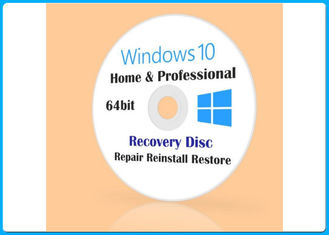 Win 10 Pro 32 / 64BIT DVD Microsoft Windows Yazılımları Özelleştirilebilir FQC COA X20