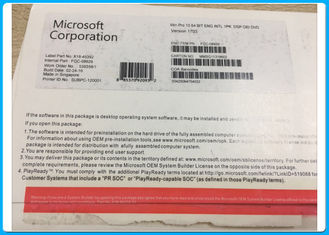 Profesyonel Orijinal Microsoft Windows 10 Pro Oem 64 Bit DVD 1703 Sürümü