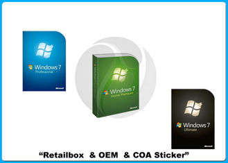 COA etiket ile orijinal Windows 7 Professional 32bit x 64 bit windows 7 yazılımı Retailbox