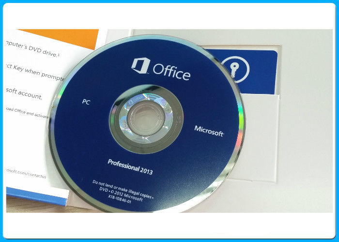 1pc için Licenza Microsoft Office Pro 2013 artı tuşu% 100 aktivasyonu, Microsoft Office 2013 Pro PKC kutusu
