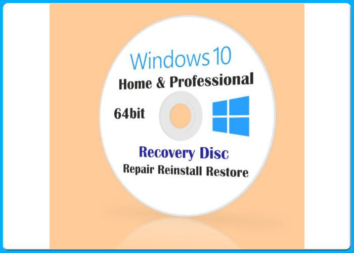 Win 10 Pro 32 / 64BIT DVD Microsoft Windows Yazılımları Özelleştirilebilir FQC COA X20